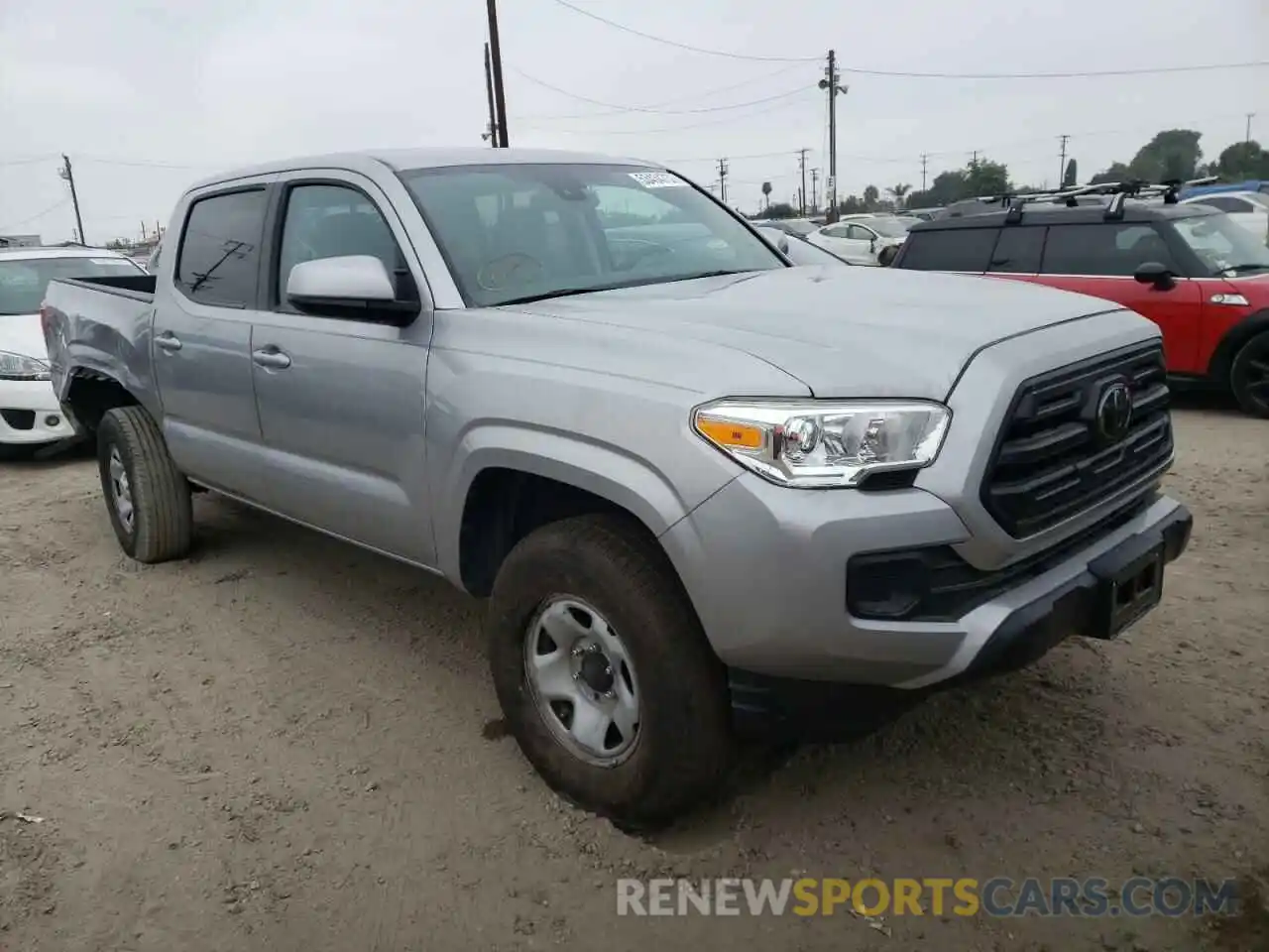 1 Photograph of a damaged car 3TMCZ5AN1KM217776 TOYOTA TACOMA 2019