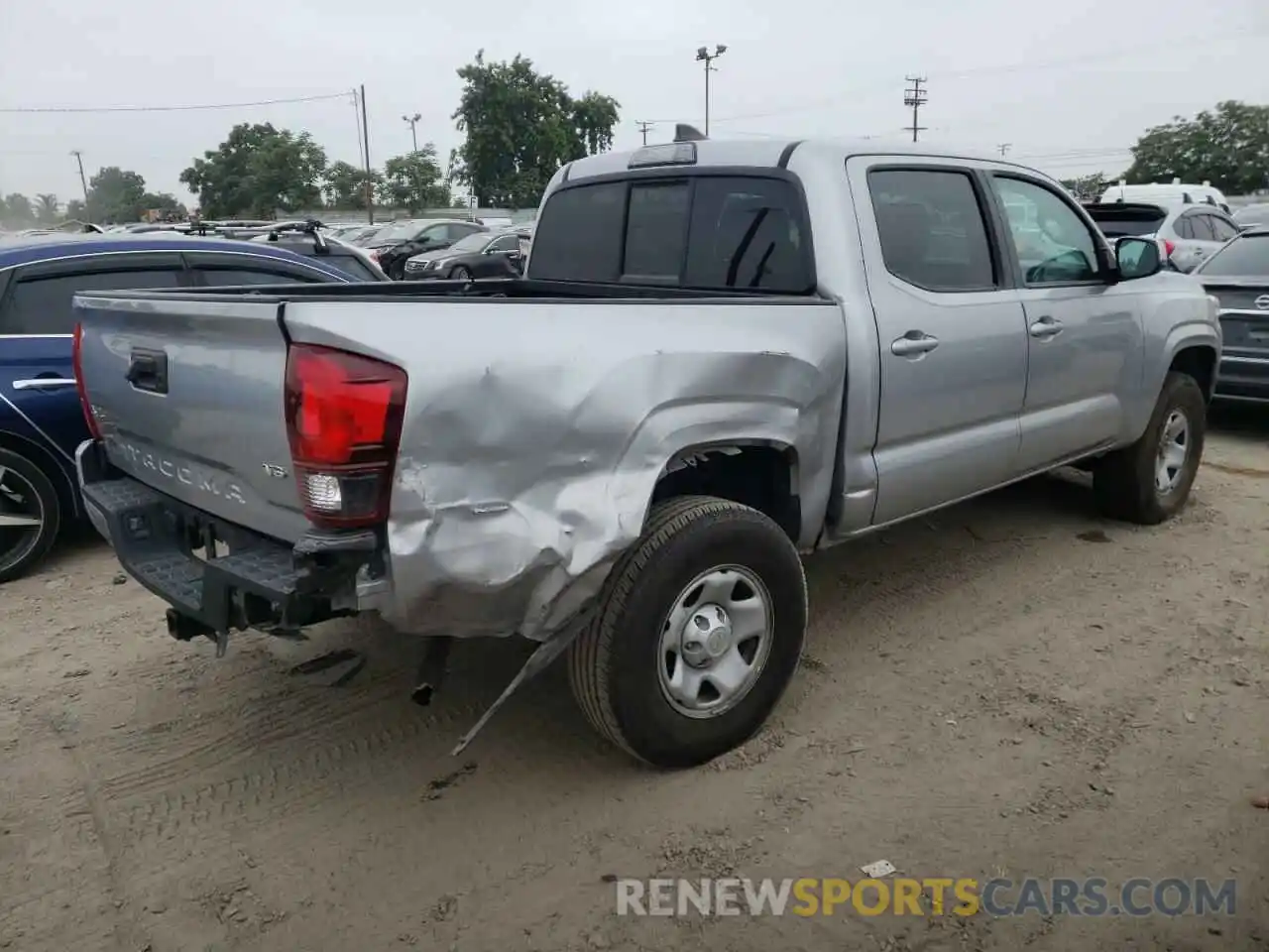 4 Photograph of a damaged car 3TMCZ5AN1KM217776 TOYOTA TACOMA 2019