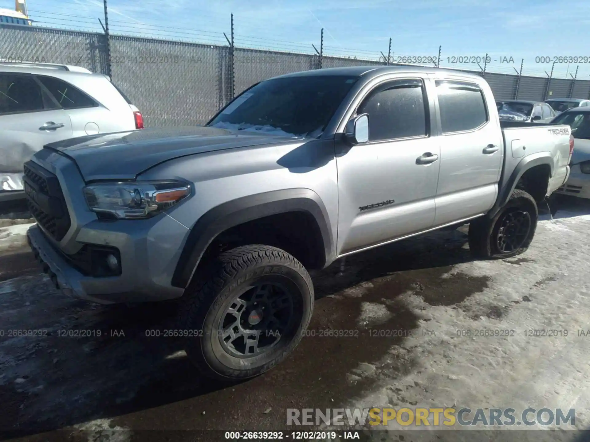 2 Photograph of a damaged car 3TMCZ5AN1KM218703 TOYOTA TACOMA 2019