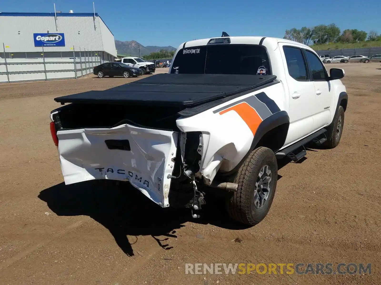 4 Photograph of a damaged car 3TMCZ5AN1KM219334 TOYOTA TACOMA 2019