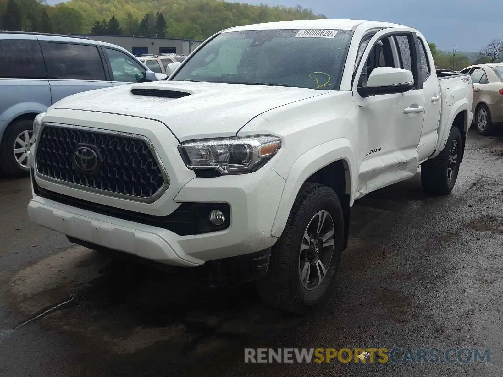 2 Photograph of a damaged car 3TMCZ5AN1KM219771 TOYOTA TACOMA 2019