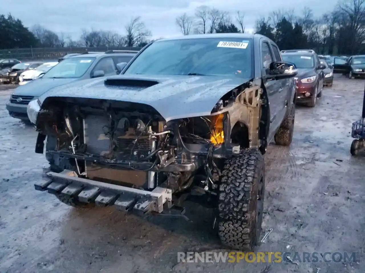 2 Photograph of a damaged car 3TMCZ5AN1KM222587 TOYOTA TACOMA 2019