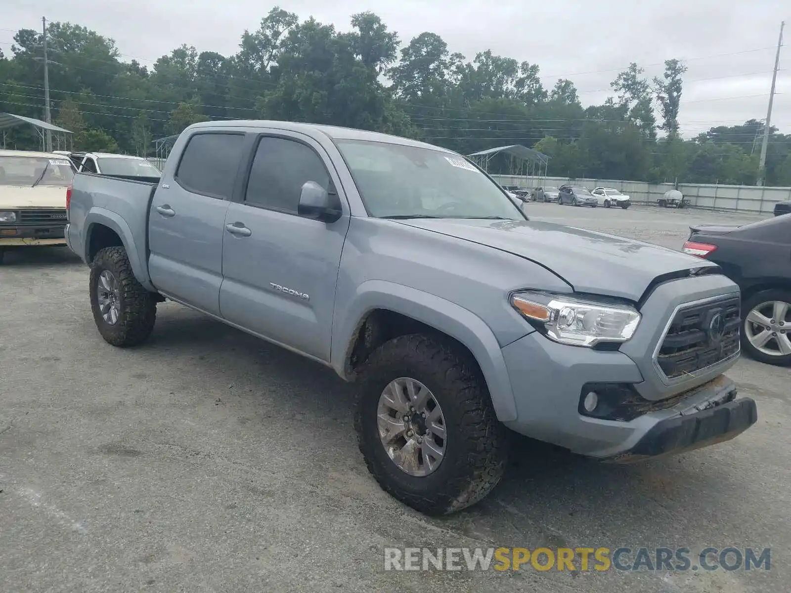 1 Photograph of a damaged car 3TMCZ5AN1KM223626 TOYOTA TACOMA 2019