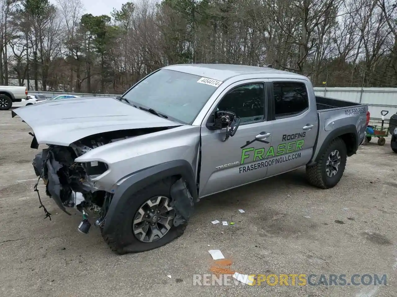 1 Photograph of a damaged car 3TMCZ5AN1KM224307 TOYOTA TACOMA 2019