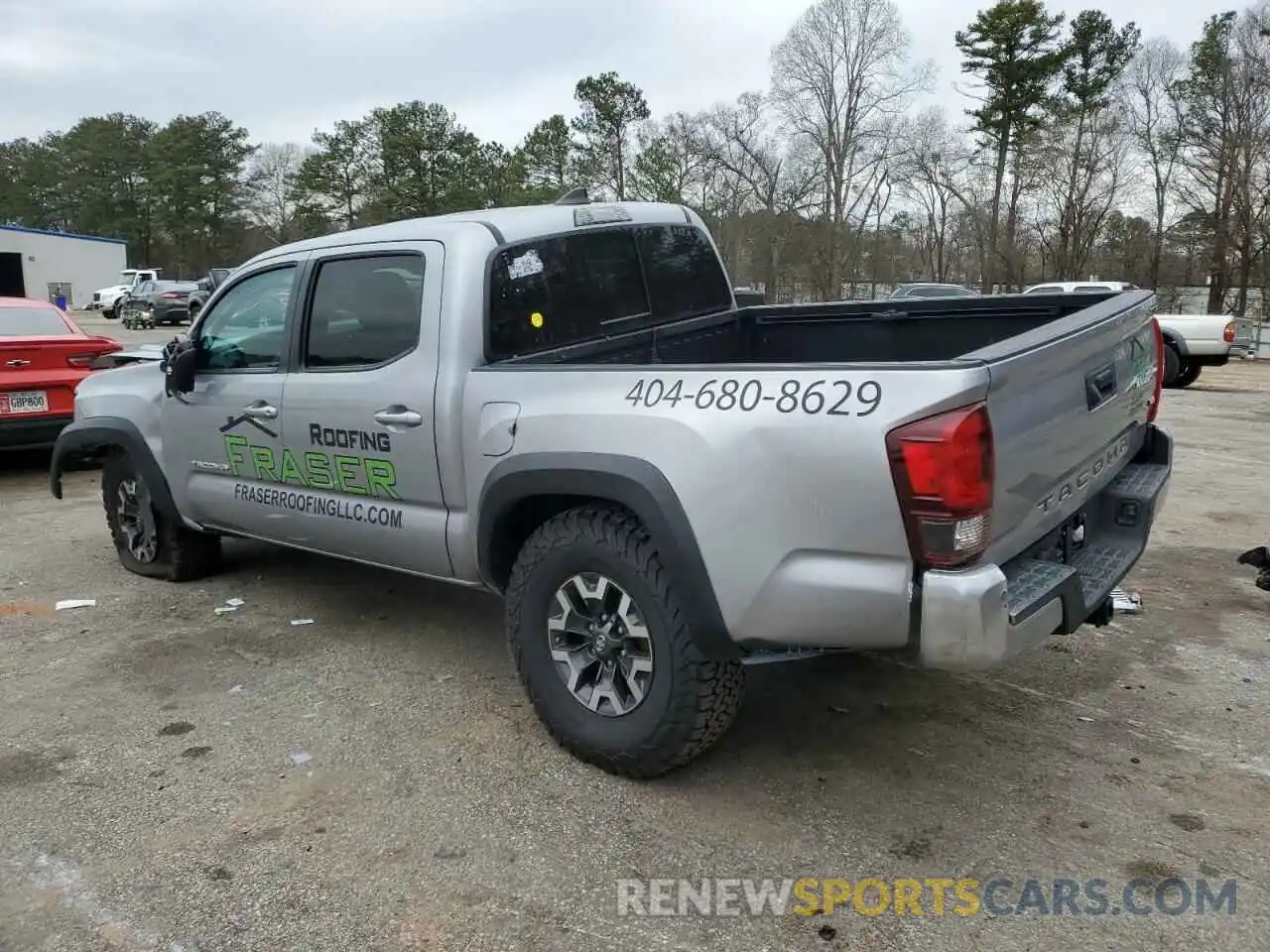 2 Photograph of a damaged car 3TMCZ5AN1KM224307 TOYOTA TACOMA 2019