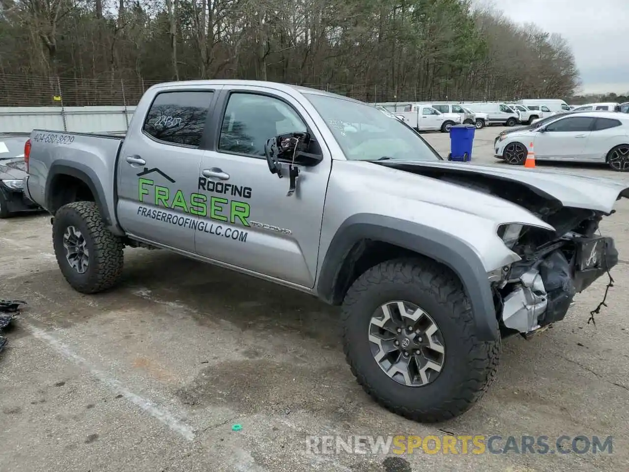 4 Photograph of a damaged car 3TMCZ5AN1KM224307 TOYOTA TACOMA 2019