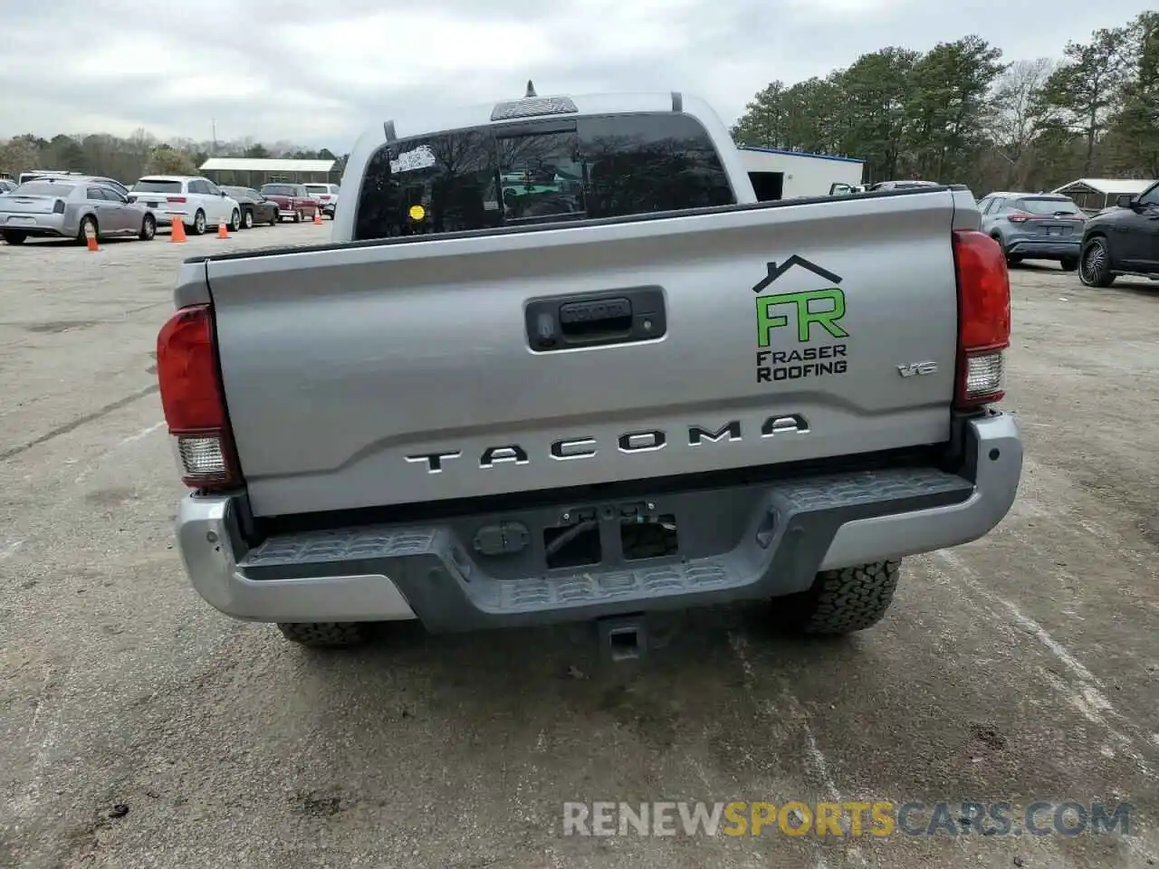 6 Photograph of a damaged car 3TMCZ5AN1KM224307 TOYOTA TACOMA 2019