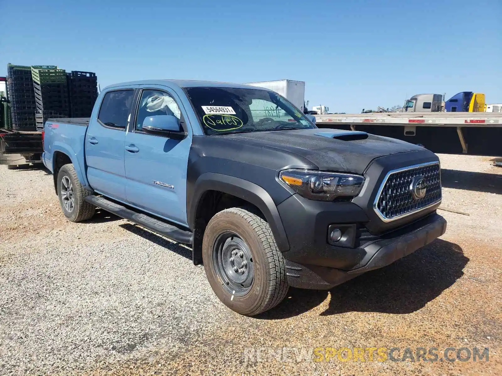 1 Photograph of a damaged car 3TMCZ5AN1KM224680 TOYOTA TACOMA 2019