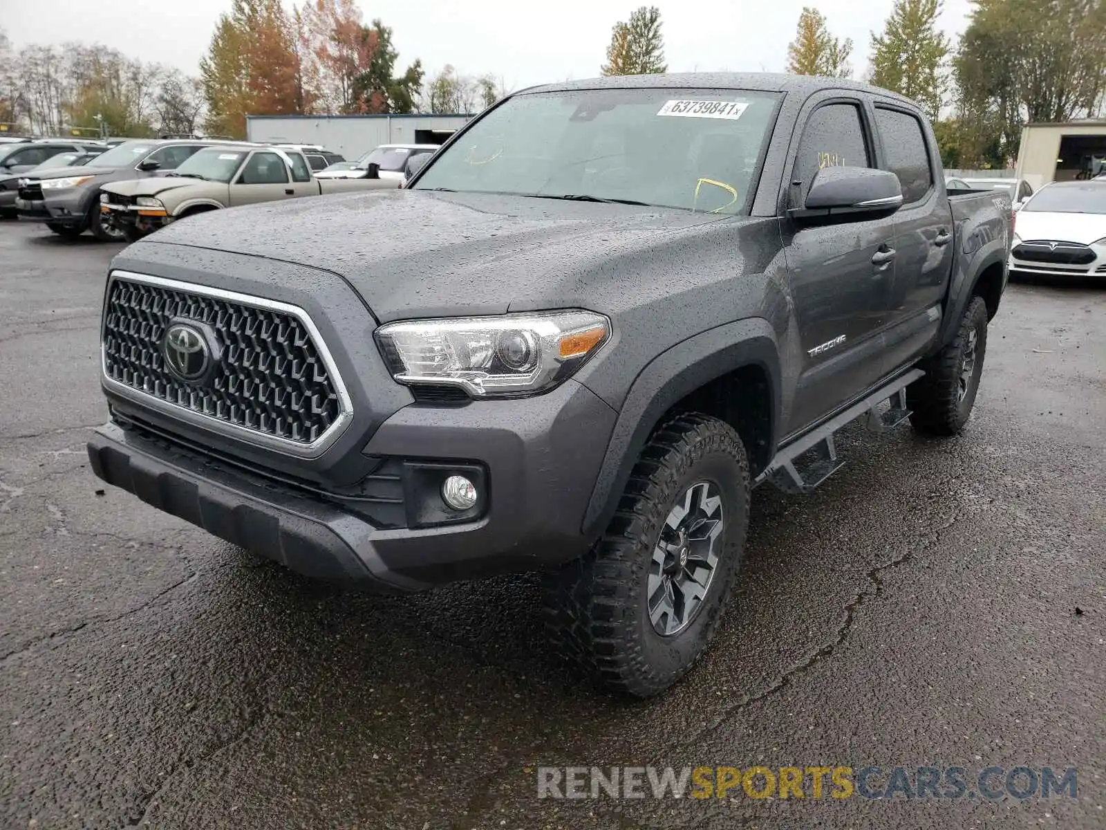 2 Photograph of a damaged car 3TMCZ5AN1KM225988 TOYOTA TACOMA 2019