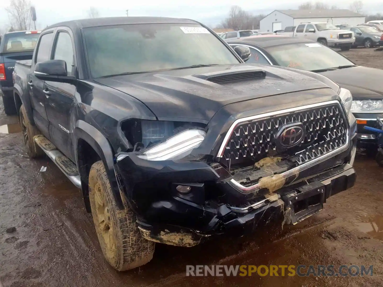 1 Photograph of a damaged car 3TMCZ5AN1KM226543 TOYOTA TACOMA 2019