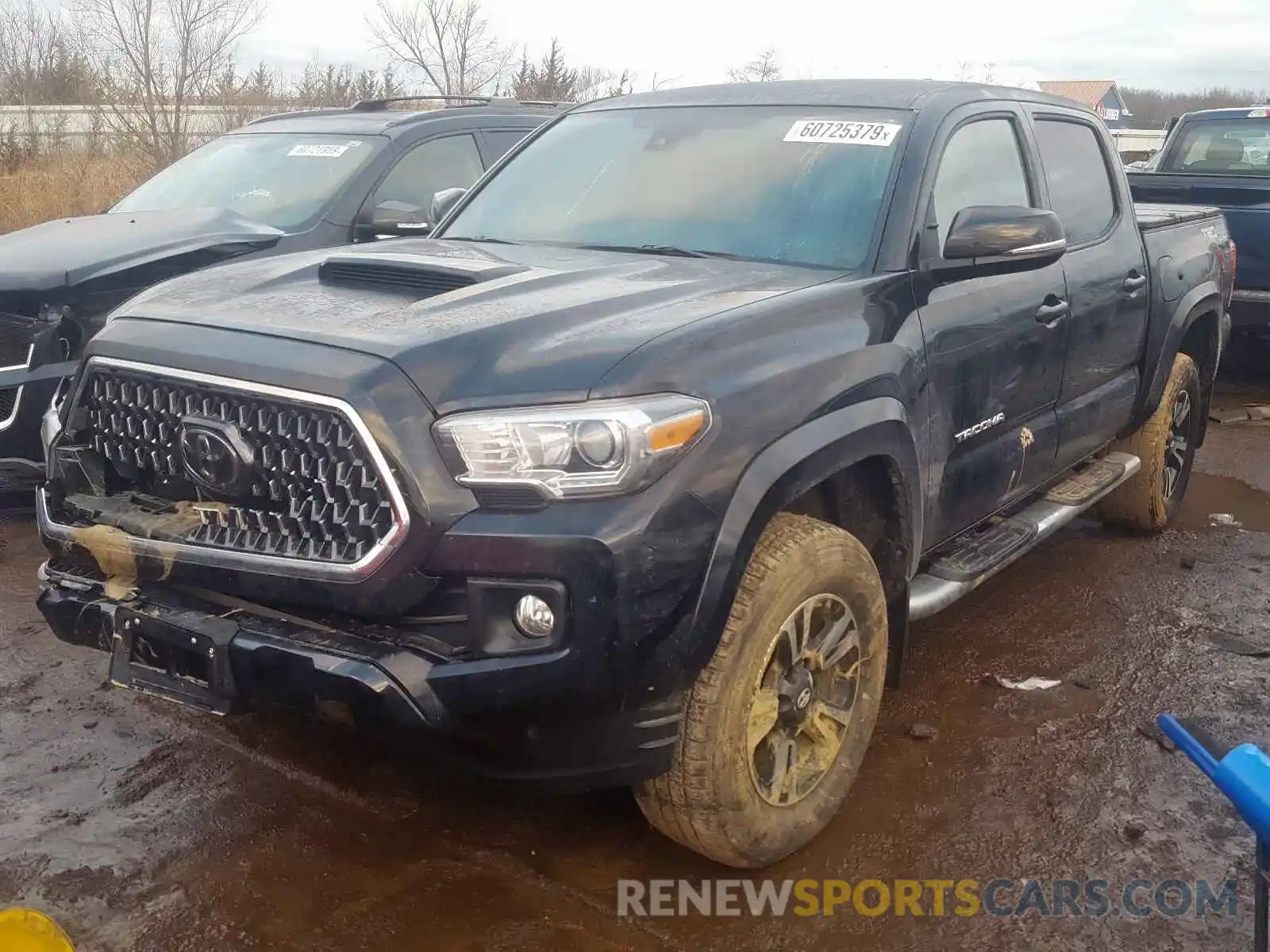 2 Photograph of a damaged car 3TMCZ5AN1KM226543 TOYOTA TACOMA 2019