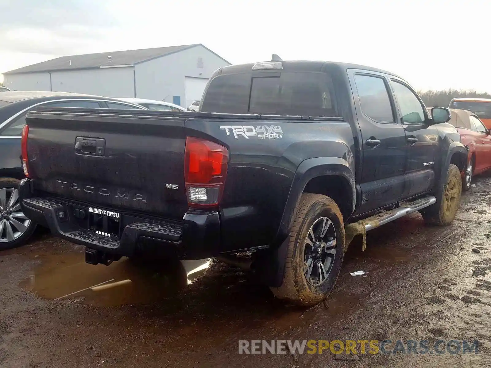 4 Photograph of a damaged car 3TMCZ5AN1KM226543 TOYOTA TACOMA 2019