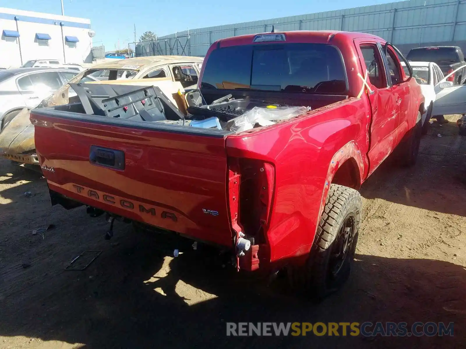 4 Photograph of a damaged car 3TMCZ5AN1KM227983 TOYOTA TACOMA 2019