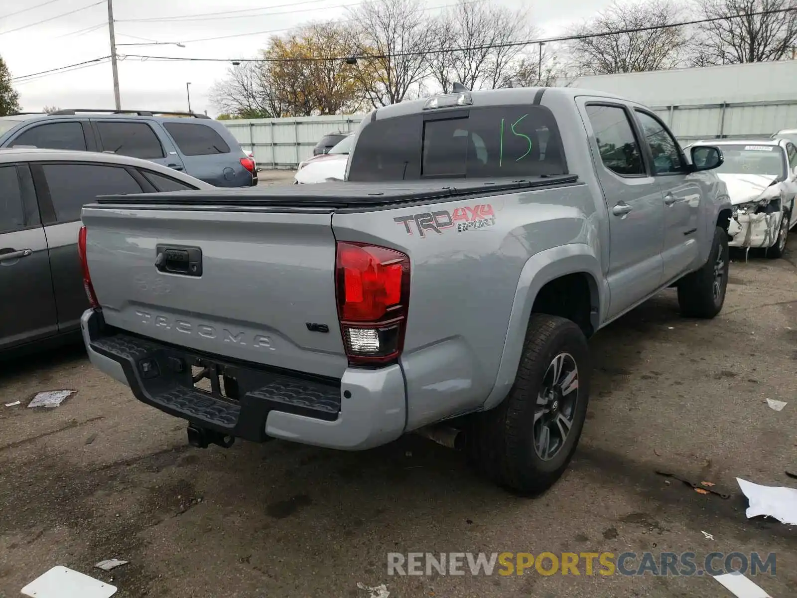 4 Photograph of a damaged car 3TMCZ5AN1KM230950 TOYOTA TACOMA 2019