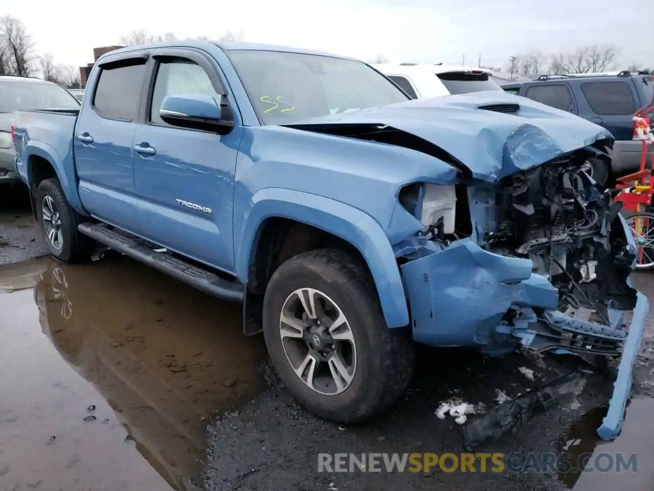 1 Photograph of a damaged car 3TMCZ5AN1KM236666 TOYOTA TACOMA 2019