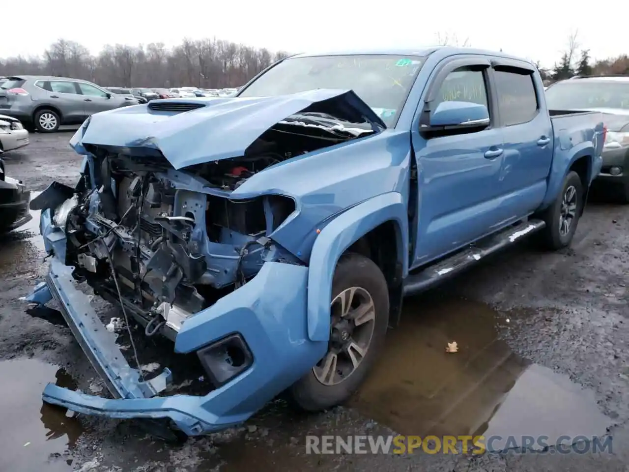 2 Photograph of a damaged car 3TMCZ5AN1KM236666 TOYOTA TACOMA 2019