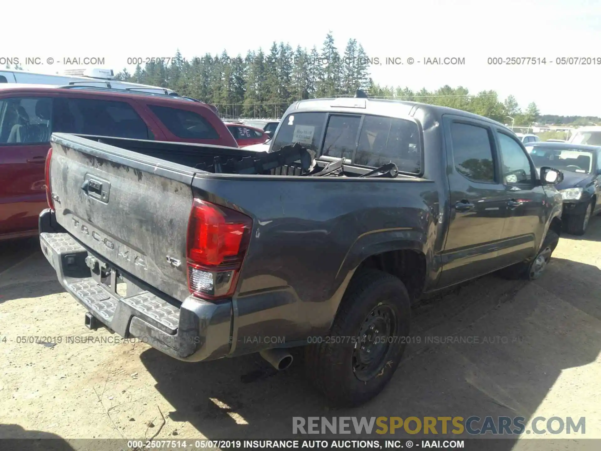 4 Photograph of a damaged car 3TMCZ5AN1KM237364 TOYOTA TACOMA 2019