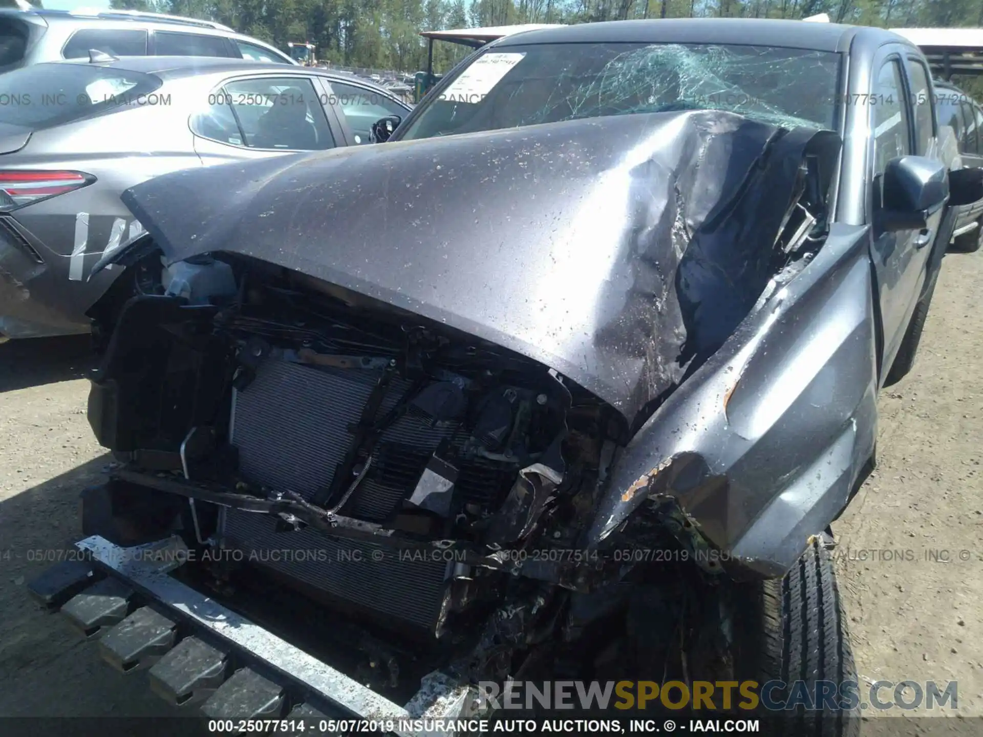 6 Photograph of a damaged car 3TMCZ5AN1KM237364 TOYOTA TACOMA 2019