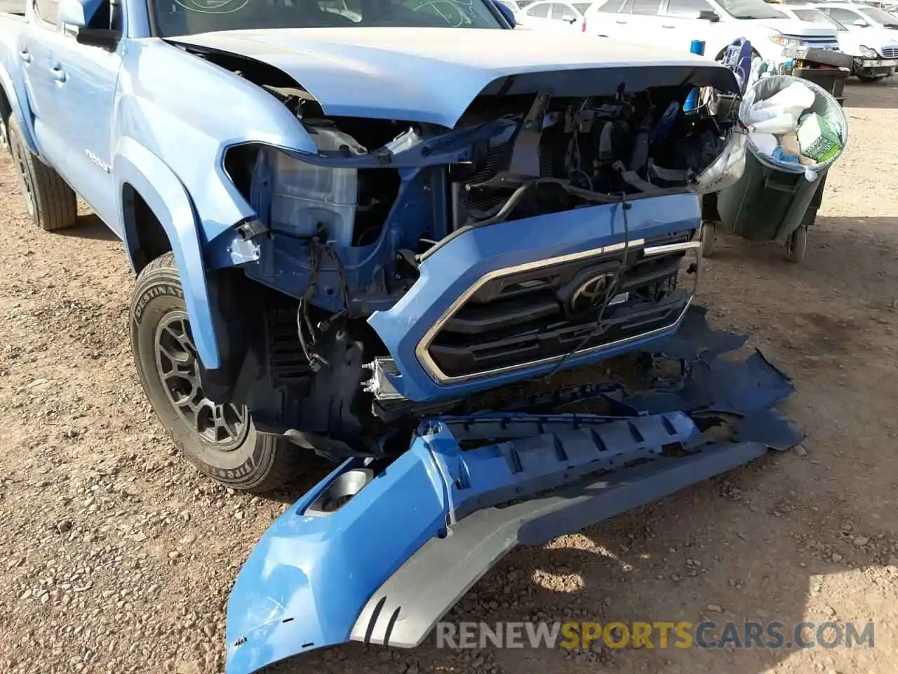 9 Photograph of a damaged car 3TMCZ5AN1KM237820 TOYOTA TACOMA 2019