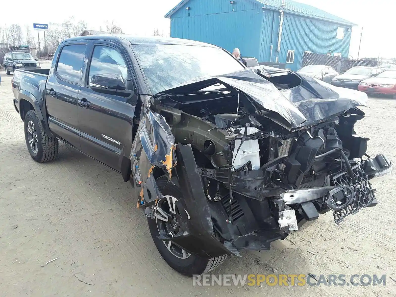 1 Photograph of a damaged car 3TMCZ5AN1KM239308 TOYOTA TACOMA 2019