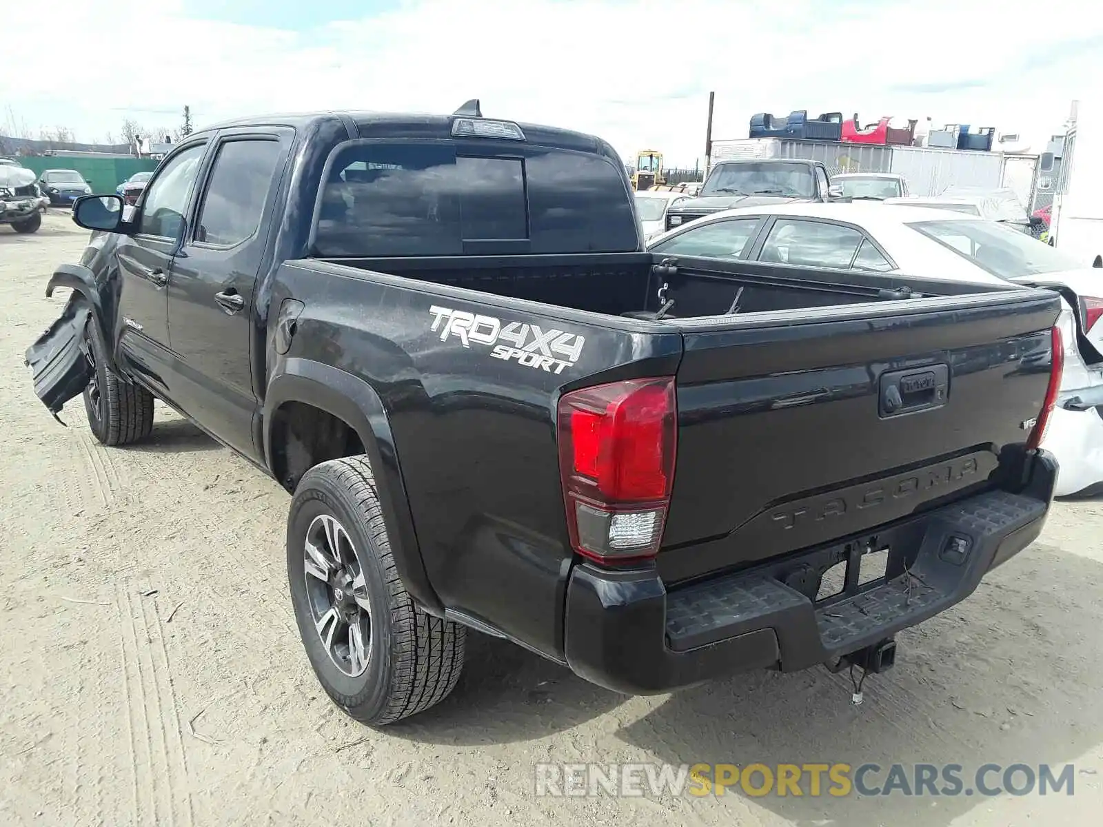 3 Photograph of a damaged car 3TMCZ5AN1KM239308 TOYOTA TACOMA 2019