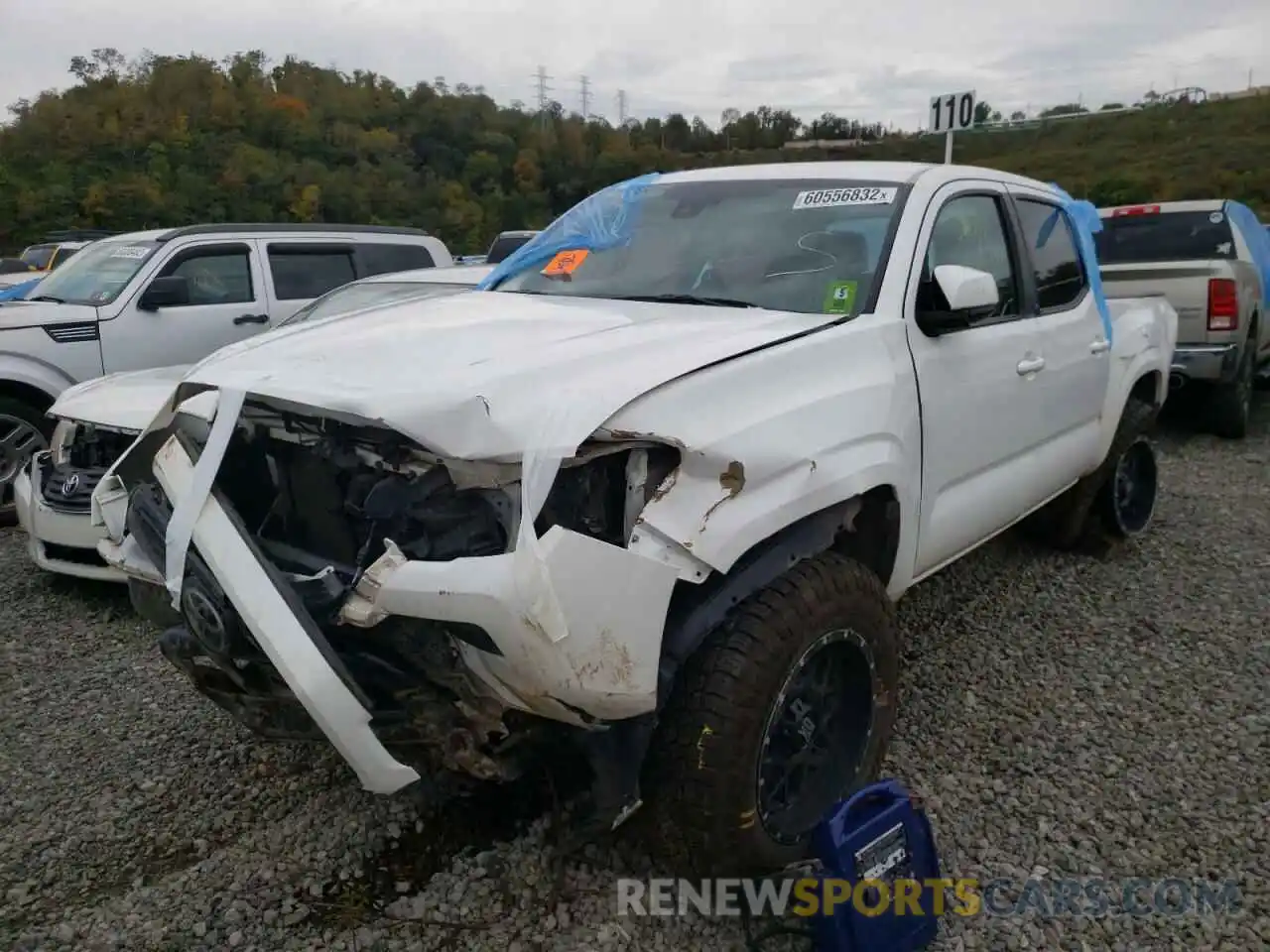 2 Фотография поврежденного автомобиля 3TMCZ5AN1KM240295 TOYOTA TACOMA 2019