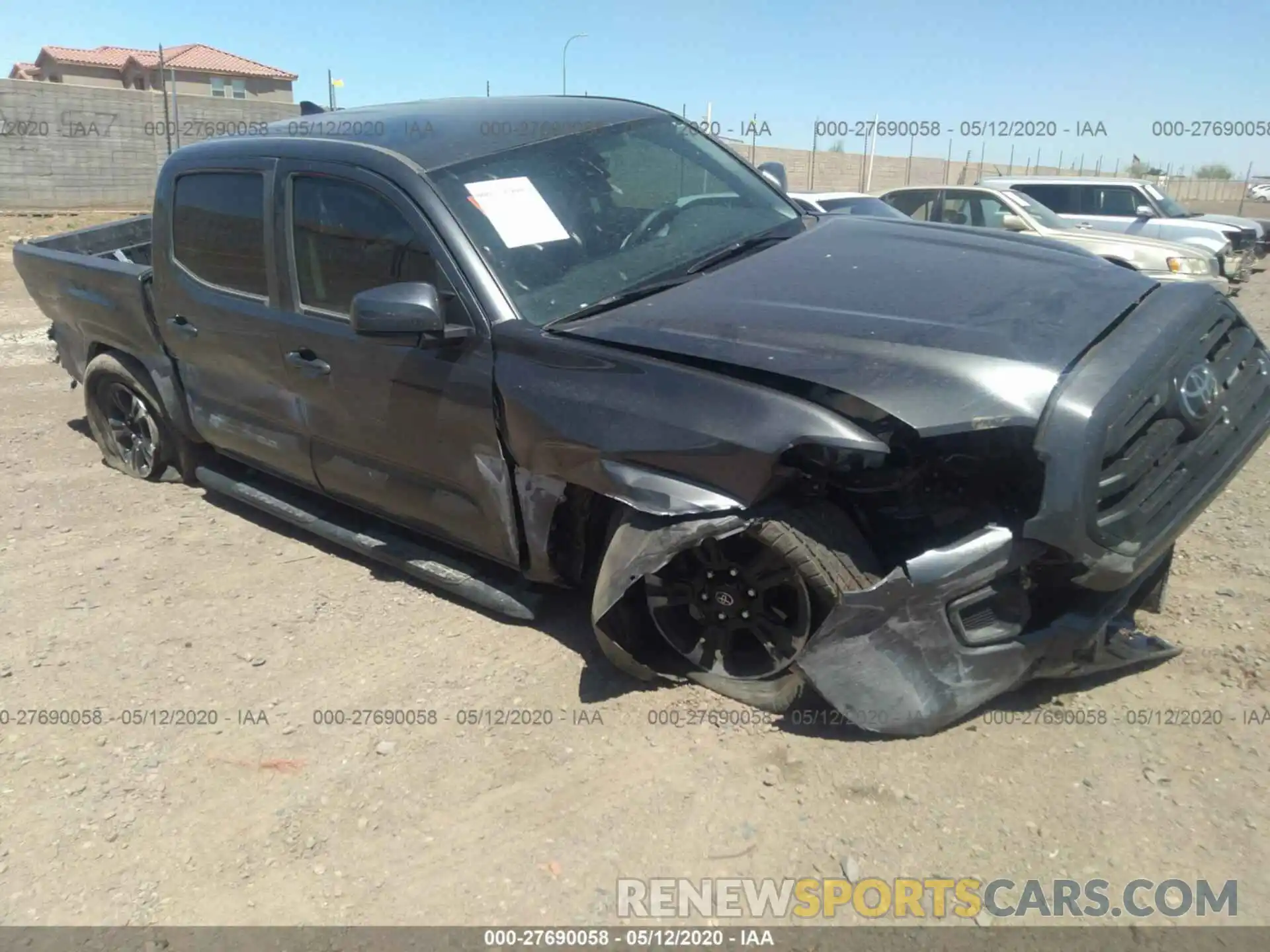 1 Photograph of a damaged car 3TMCZ5AN1KM240331 TOYOTA TACOMA 2019