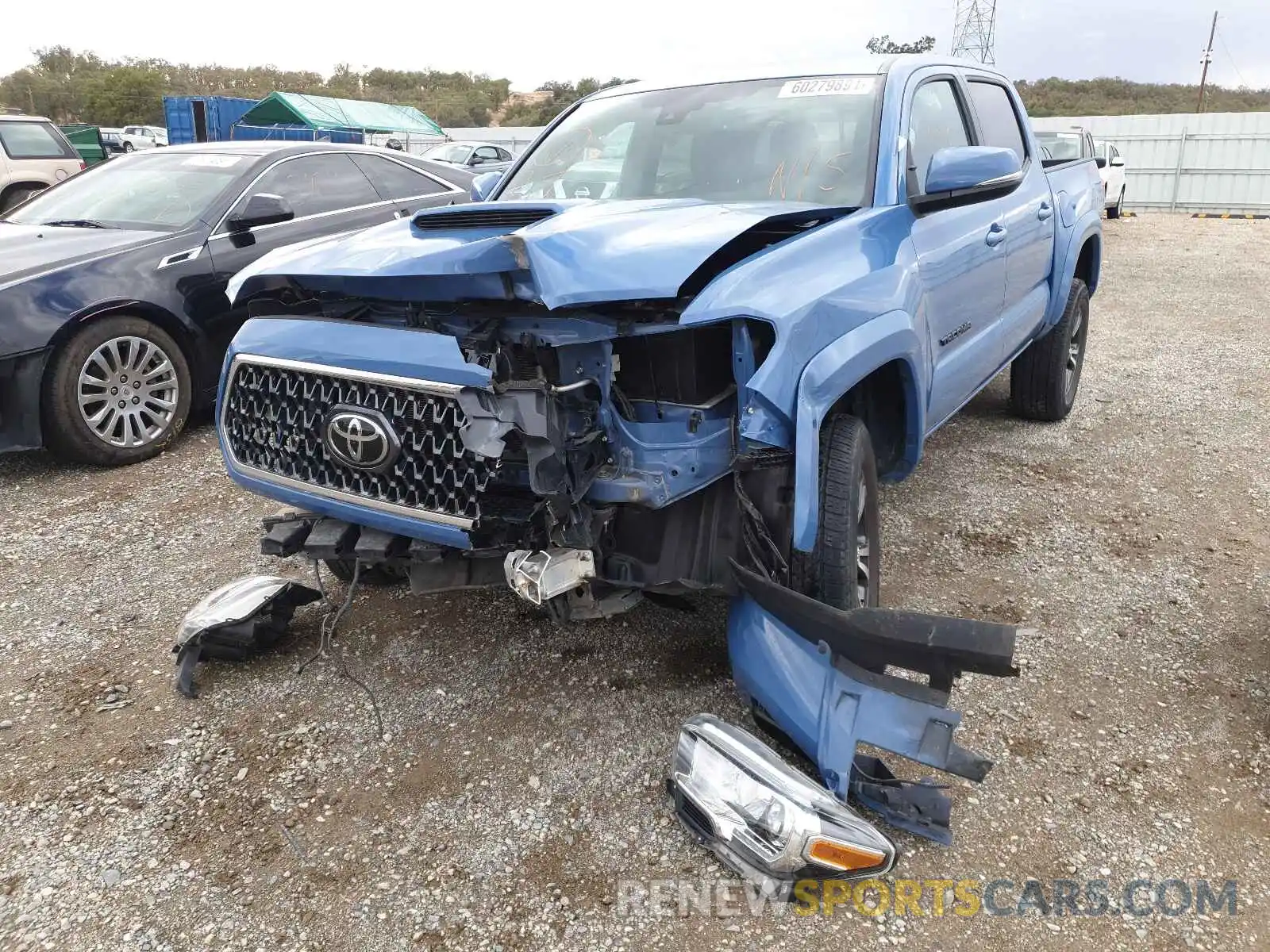 2 Photograph of a damaged car 3TMCZ5AN1KM240877 TOYOTA TACOMA 2019