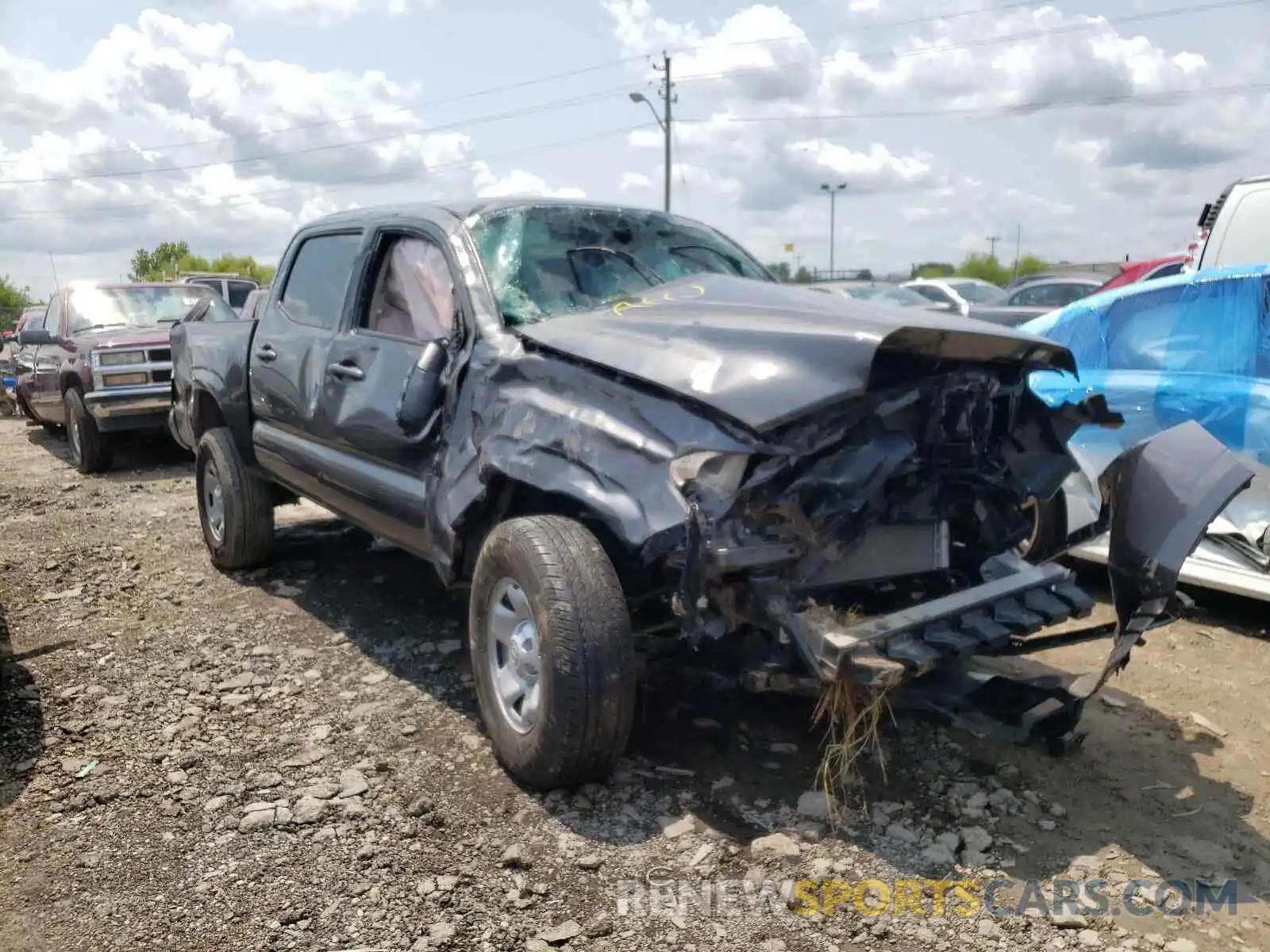 9 Photograph of a damaged car 3TMCZ5AN1KM241494 TOYOTA TACOMA 2019