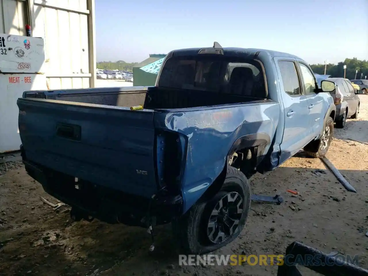 4 Photograph of a damaged car 3TMCZ5AN1KM242189 TOYOTA TACOMA 2019