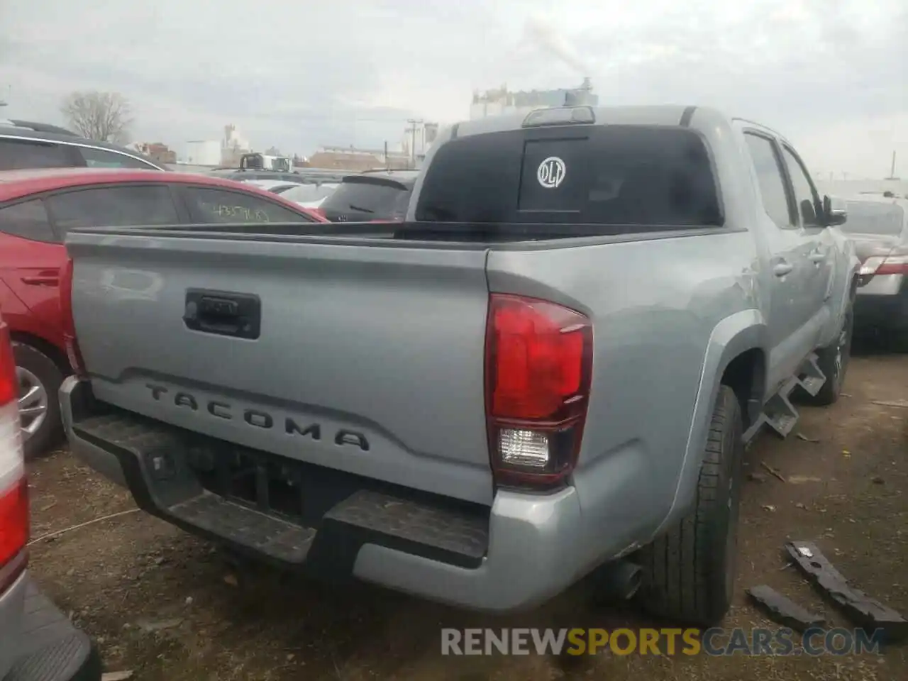 4 Photograph of a damaged car 3TMCZ5AN1KM242791 TOYOTA TACOMA 2019