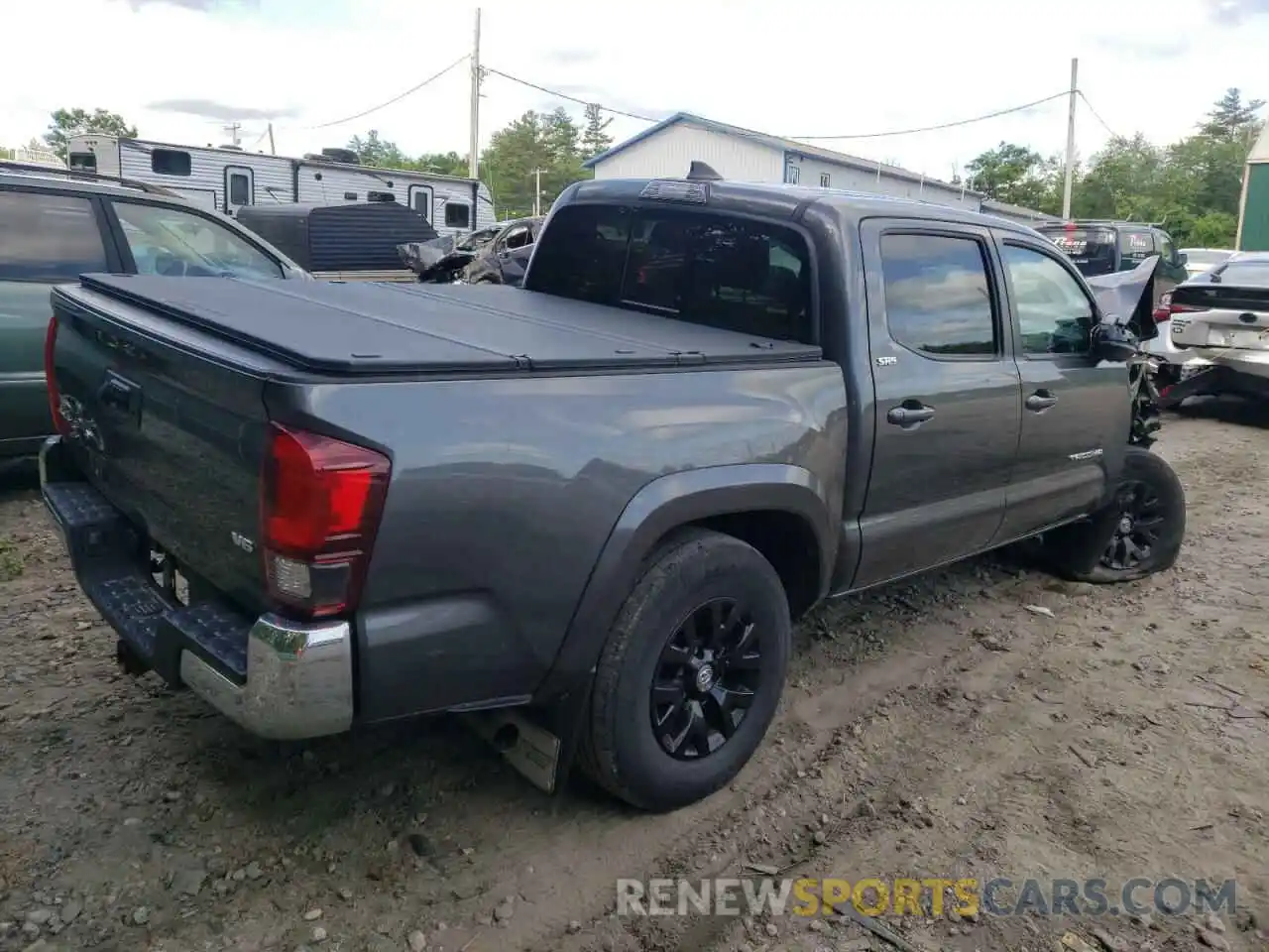 4 Photograph of a damaged car 3TMCZ5AN1KM243178 TOYOTA TACOMA 2019