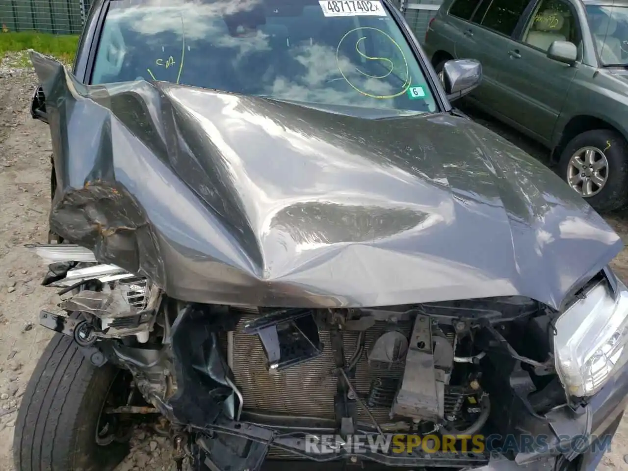 7 Photograph of a damaged car 3TMCZ5AN1KM243178 TOYOTA TACOMA 2019