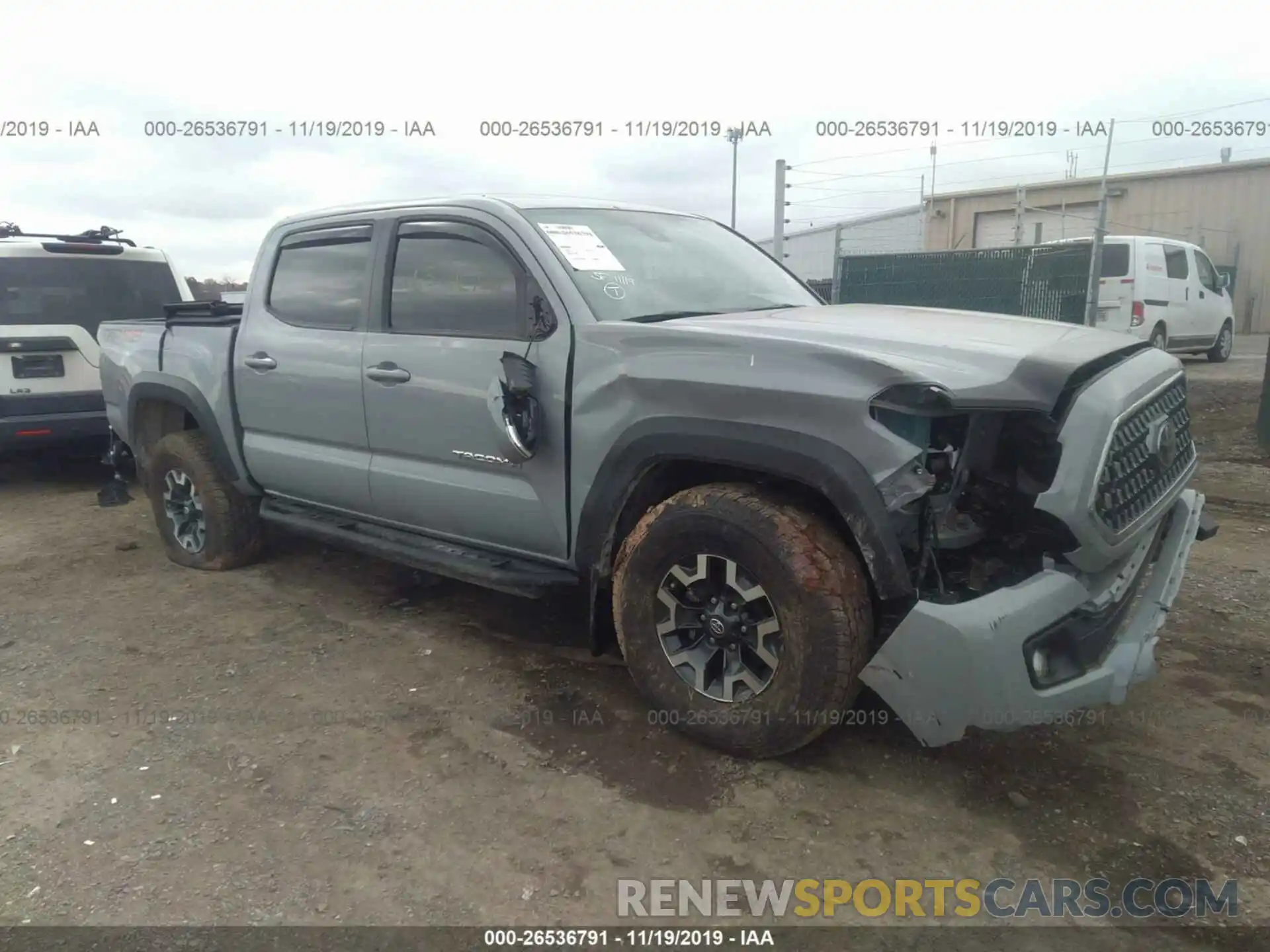 1 Photograph of a damaged car 3TMCZ5AN1KM244525 TOYOTA TACOMA 2019