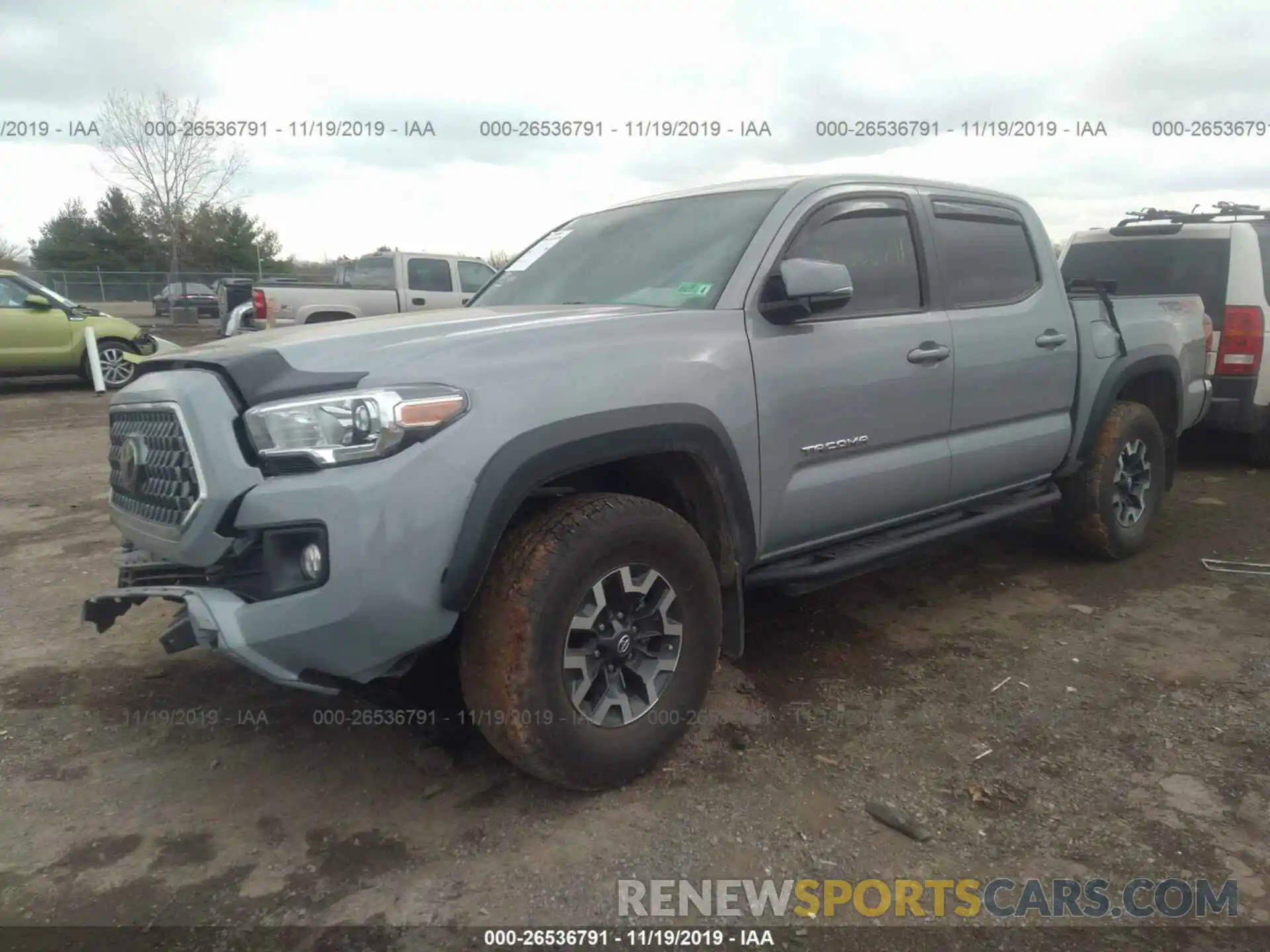 2 Photograph of a damaged car 3TMCZ5AN1KM244525 TOYOTA TACOMA 2019