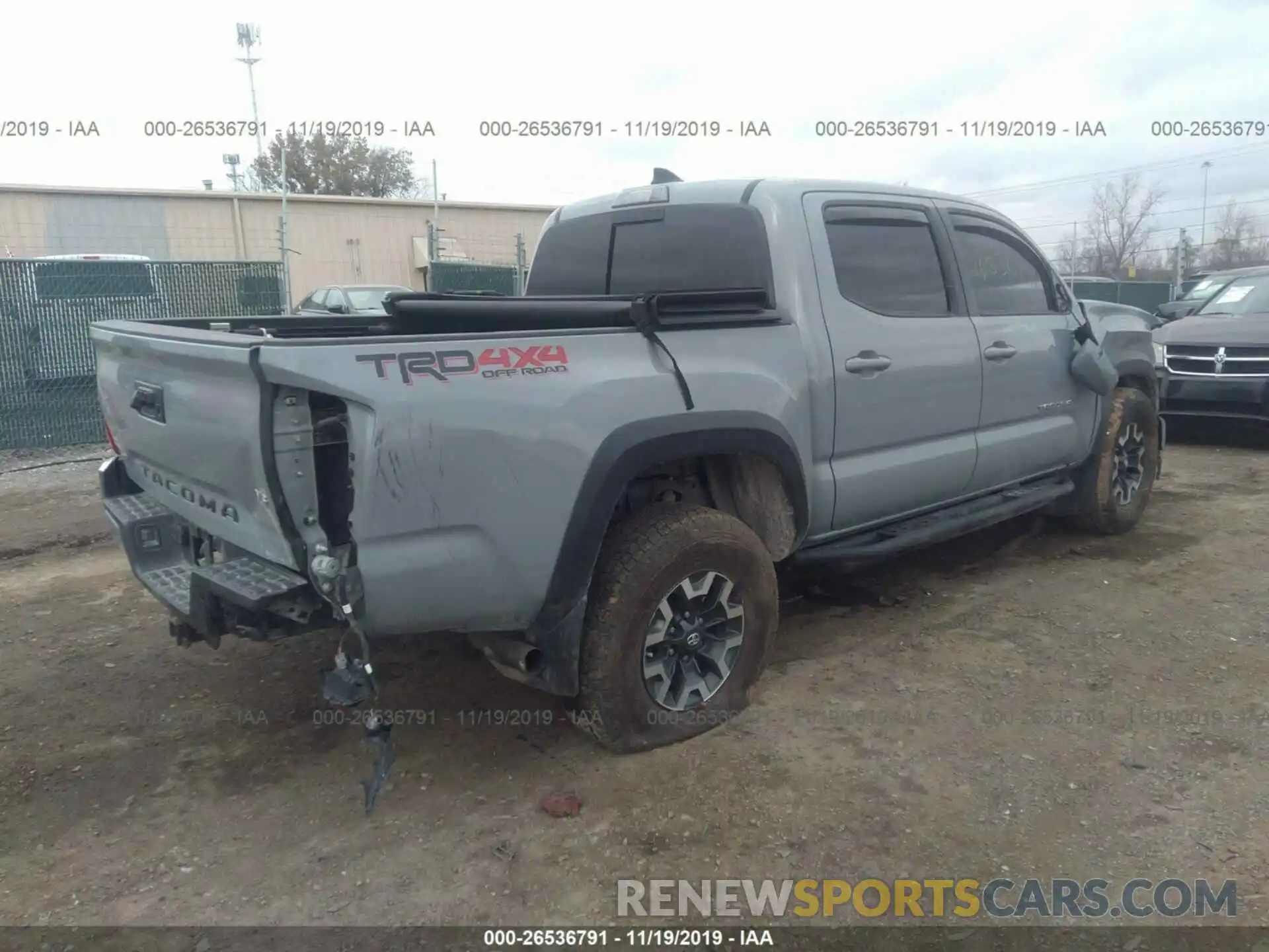 4 Photograph of a damaged car 3TMCZ5AN1KM244525 TOYOTA TACOMA 2019