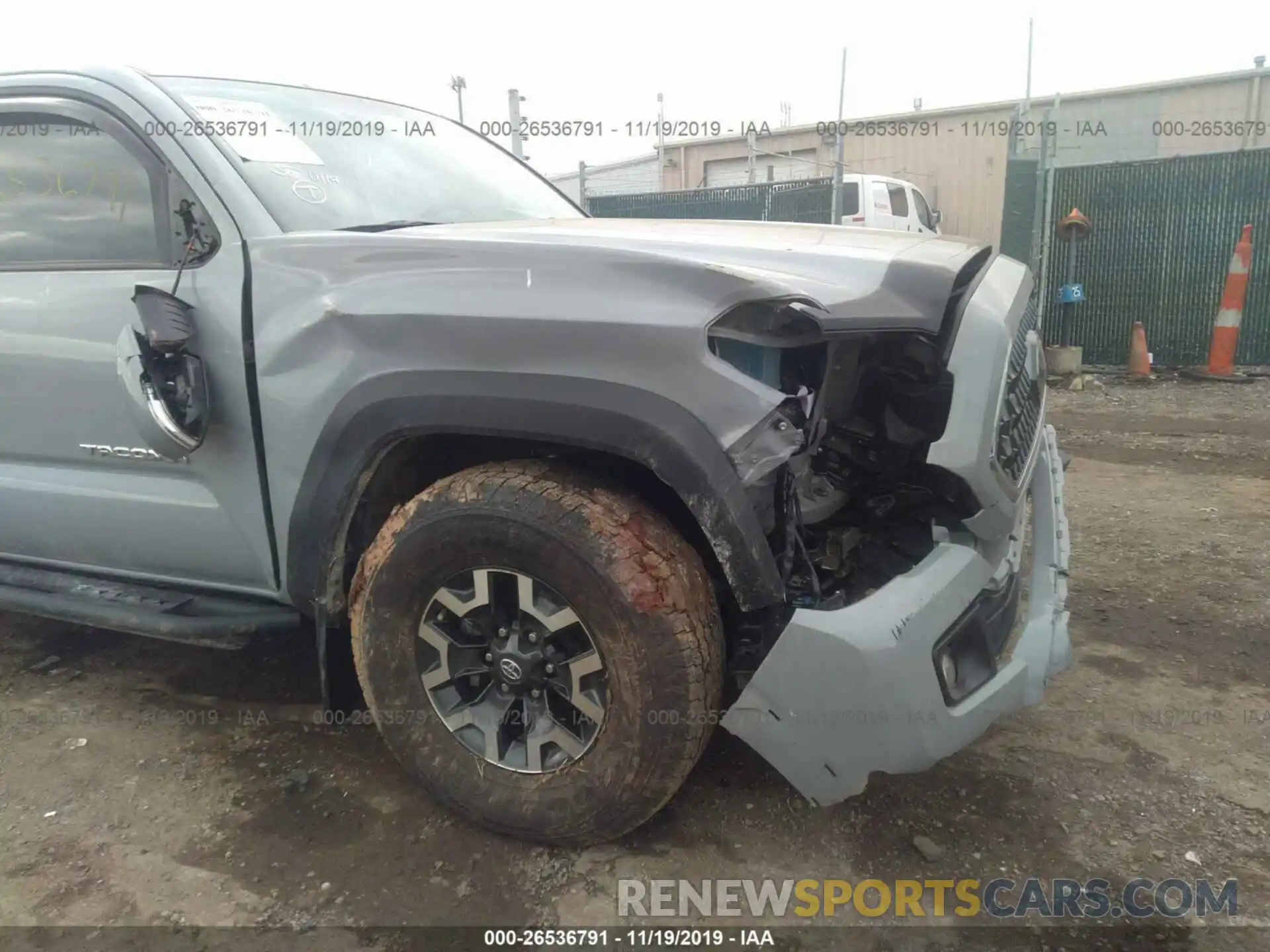 6 Photograph of a damaged car 3TMCZ5AN1KM244525 TOYOTA TACOMA 2019