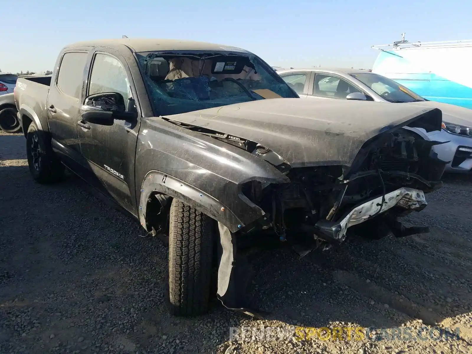 1 Photograph of a damaged car 3TMCZ5AN1KM247098 TOYOTA TACOMA 2019