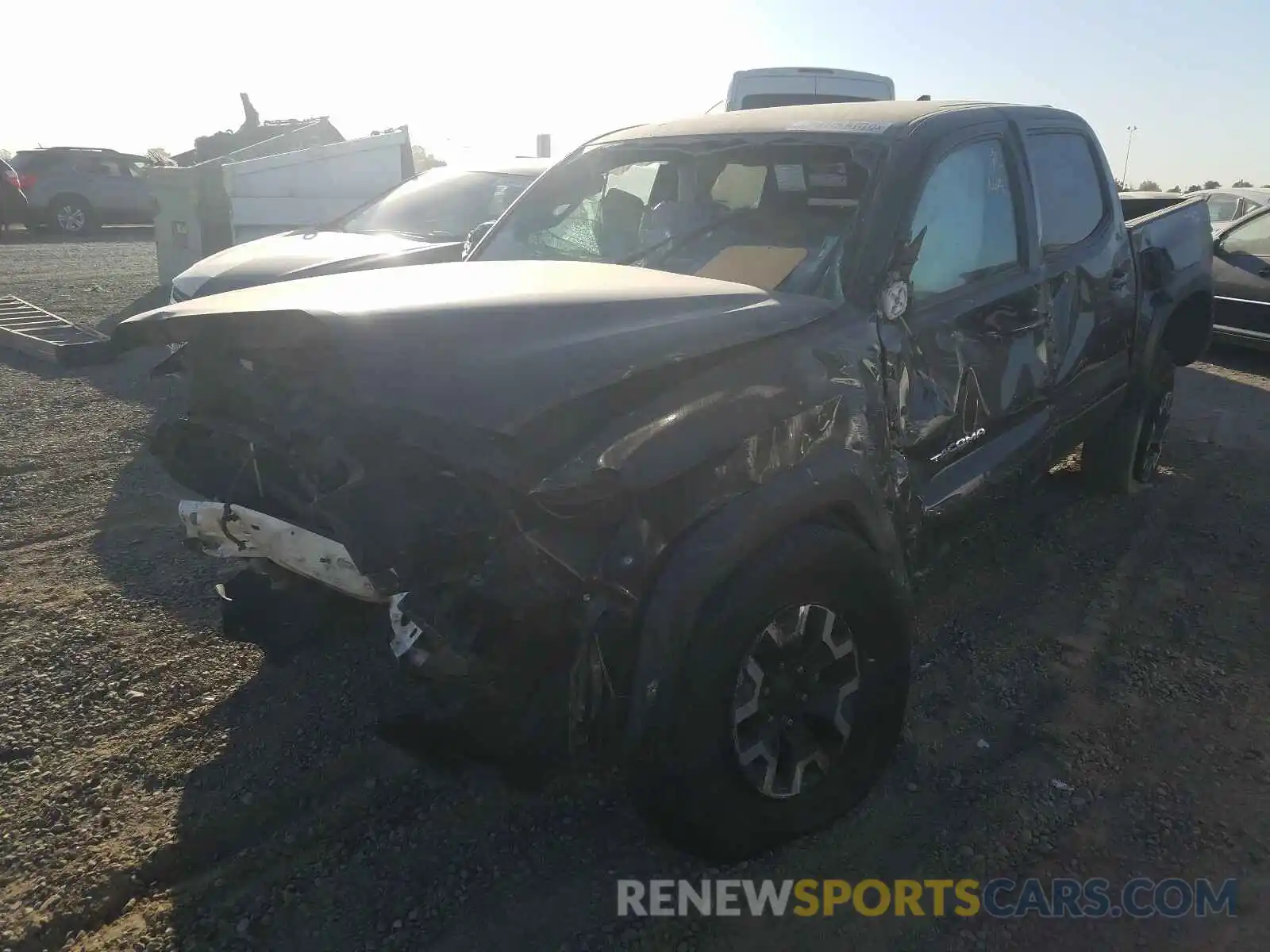 2 Photograph of a damaged car 3TMCZ5AN1KM247098 TOYOTA TACOMA 2019