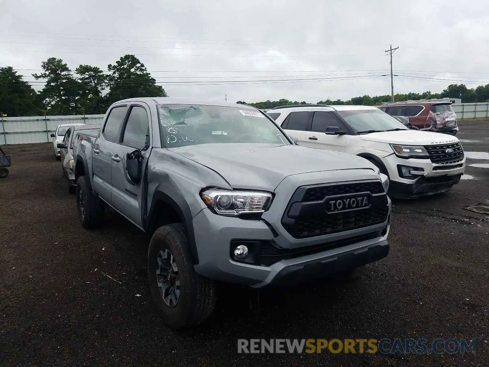 1 Photograph of a damaged car 3TMCZ5AN1KM247747 TOYOTA TACOMA 2019