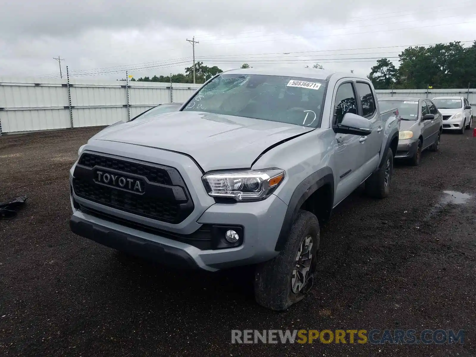 2 Photograph of a damaged car 3TMCZ5AN1KM247747 TOYOTA TACOMA 2019