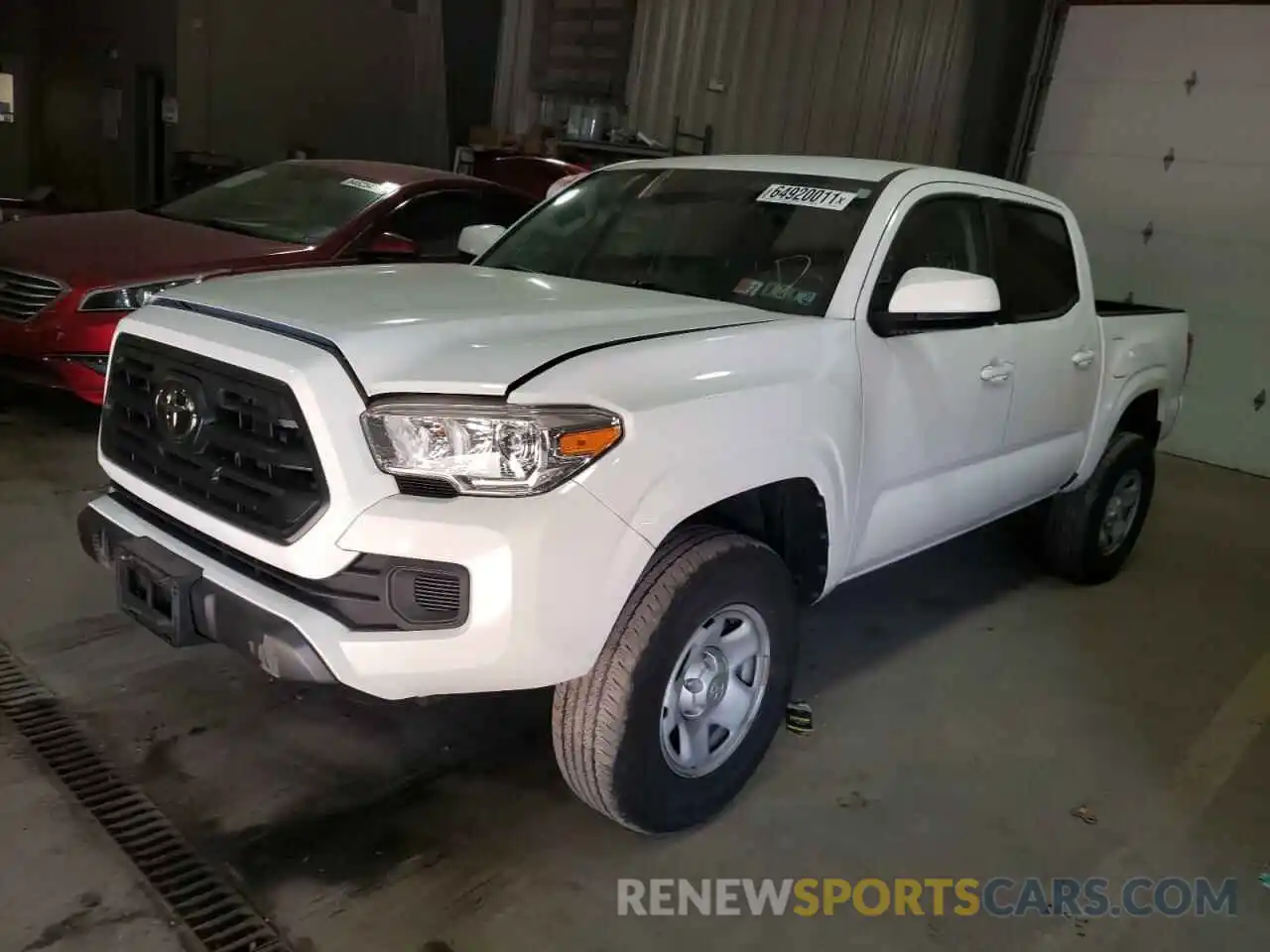 2 Photograph of a damaged car 3TMCZ5AN1KM249286 TOYOTA TACOMA 2019