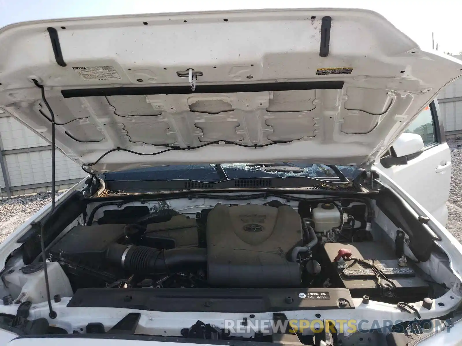 7 Photograph of a damaged car 3TMCZ5AN1KM249871 TOYOTA TACOMA 2019