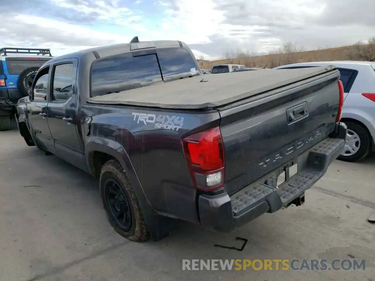 3 Photograph of a damaged car 3TMCZ5AN1KM251331 TOYOTA TACOMA 2019