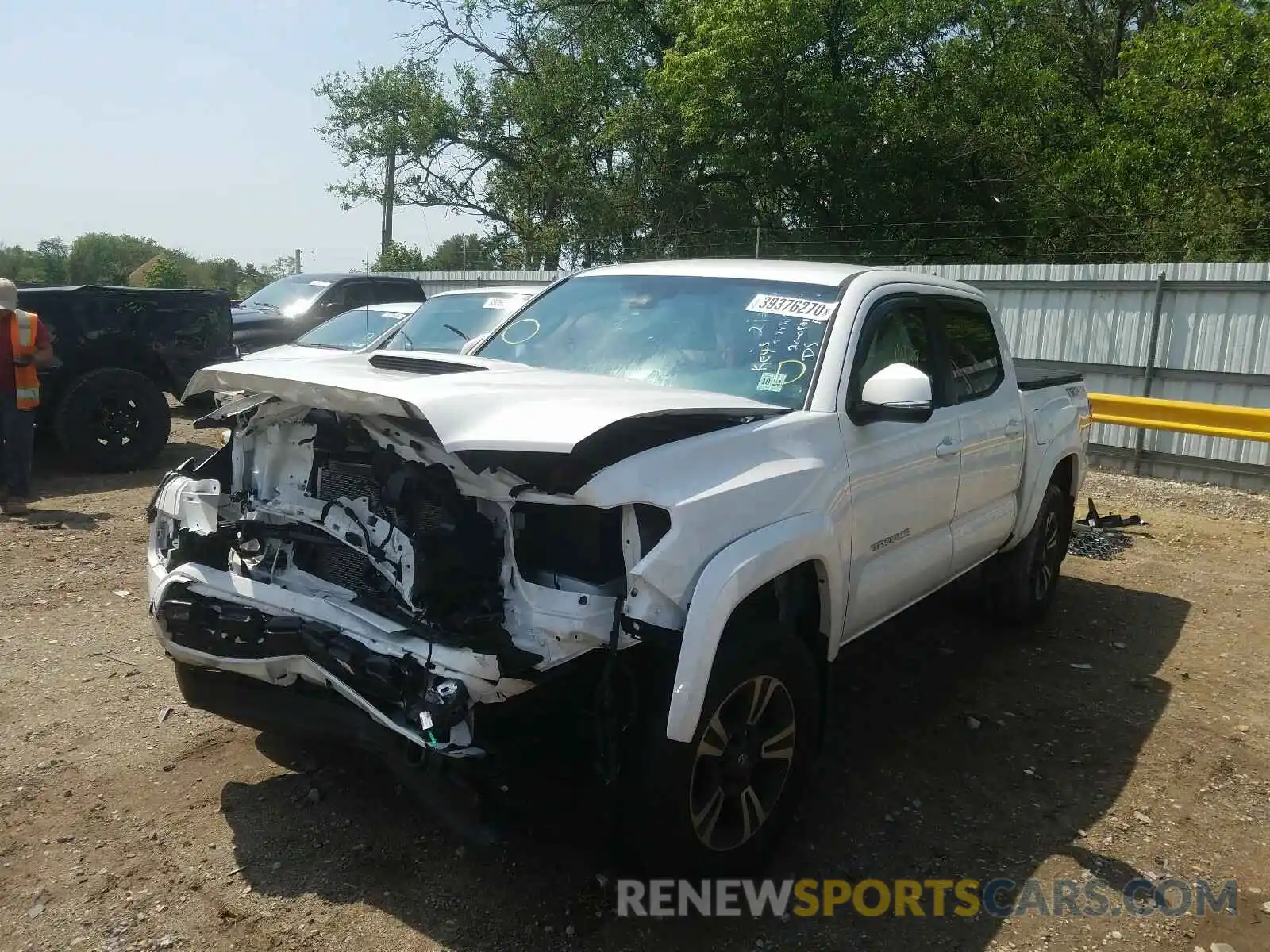 2 Photograph of a damaged car 3TMCZ5AN1KM252723 TOYOTA TACOMA 2019