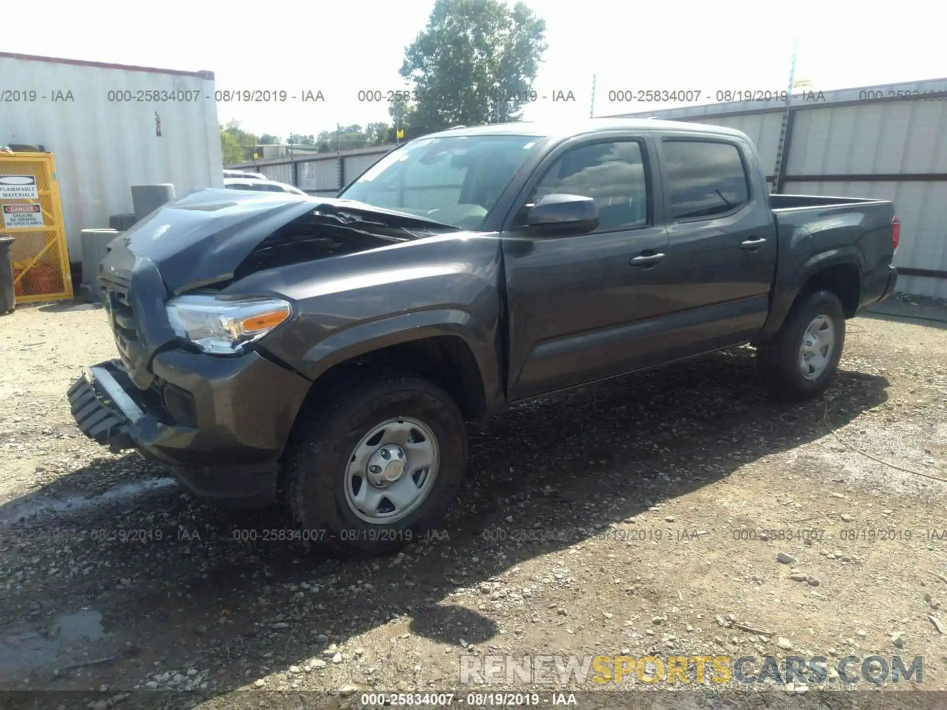 2 Photograph of a damaged car 3TMCZ5AN1KM253001 TOYOTA TACOMA 2019