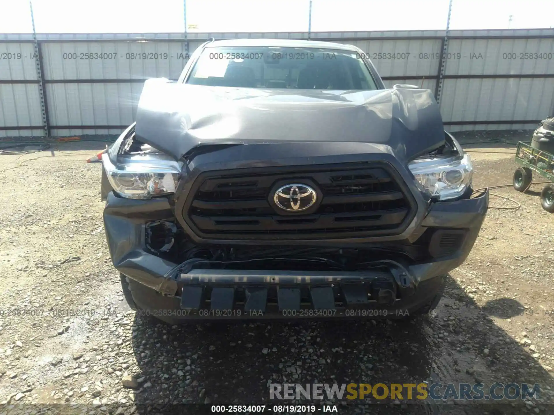 6 Photograph of a damaged car 3TMCZ5AN1KM253001 TOYOTA TACOMA 2019