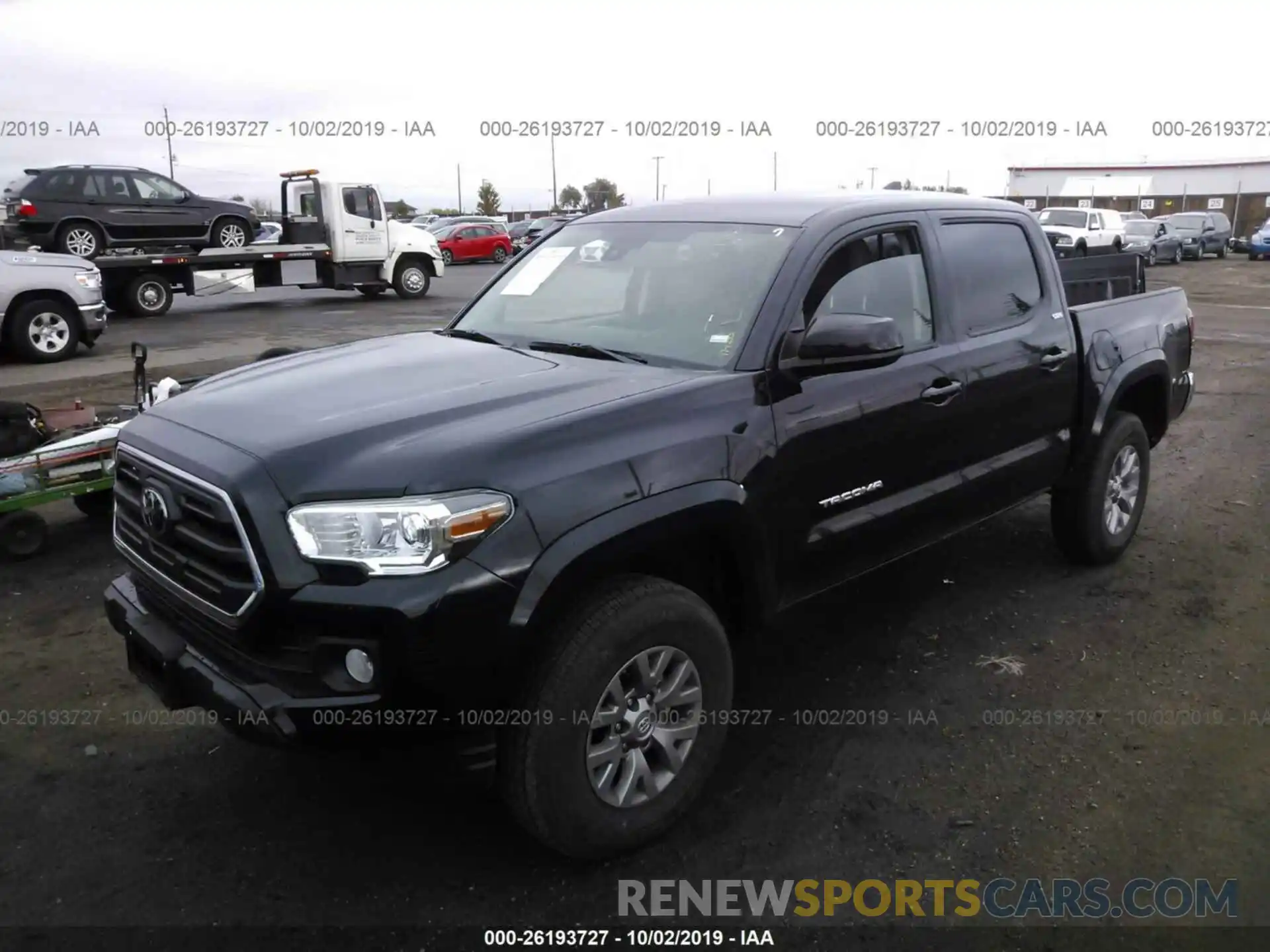 2 Photograph of a damaged car 3TMCZ5AN1KM253032 TOYOTA TACOMA 2019