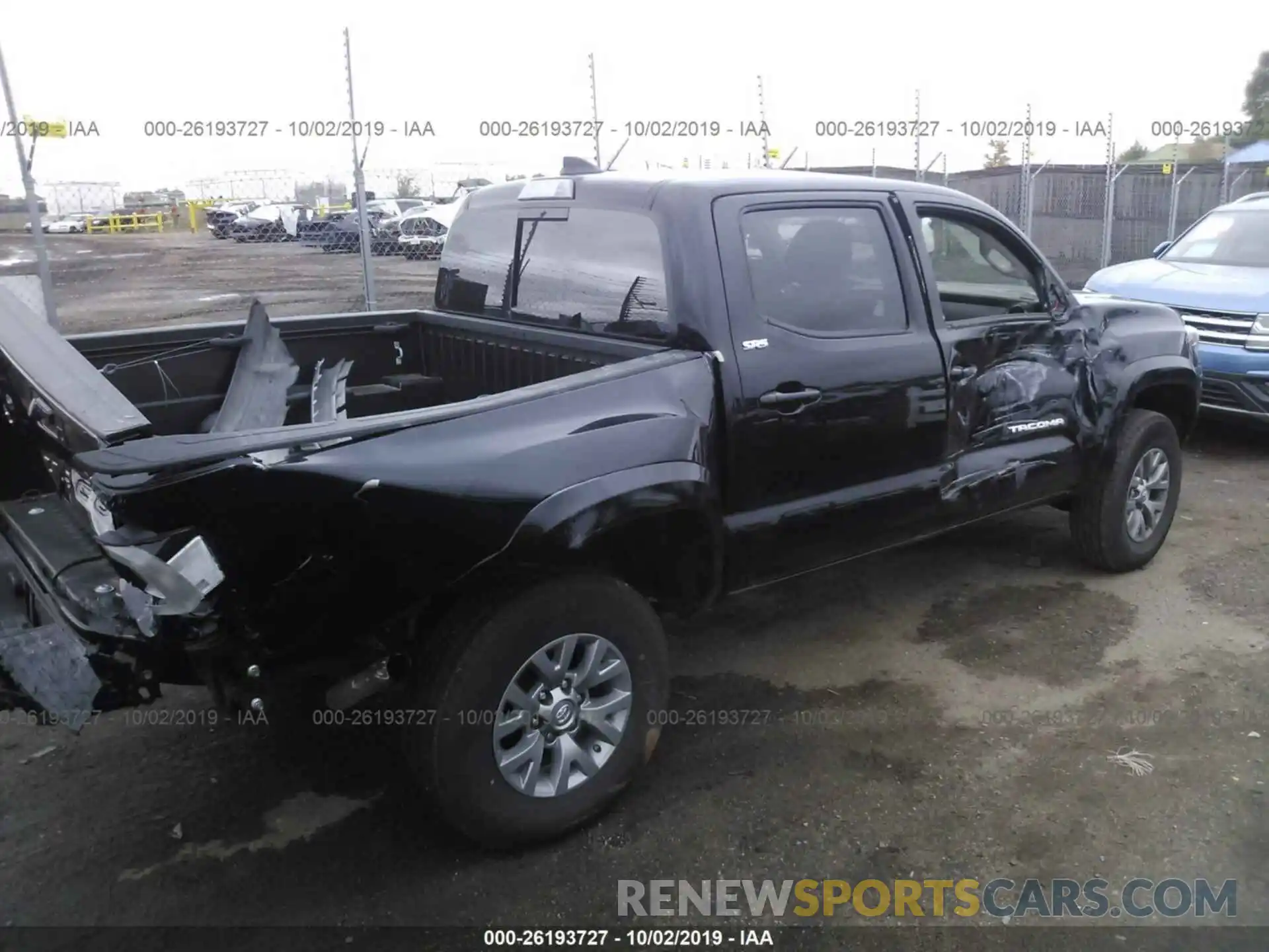 6 Photograph of a damaged car 3TMCZ5AN1KM253032 TOYOTA TACOMA 2019