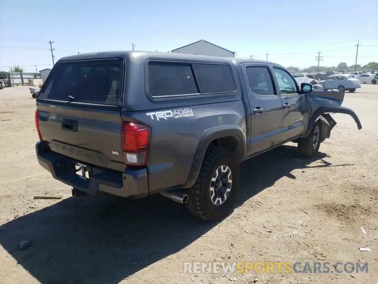 4 Photograph of a damaged car 3TMCZ5AN1KM259672 TOYOTA TACOMA 2019